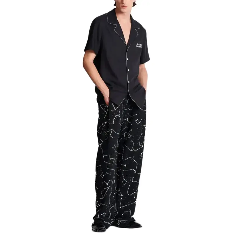 BALMAIN Planet print Shirt-5