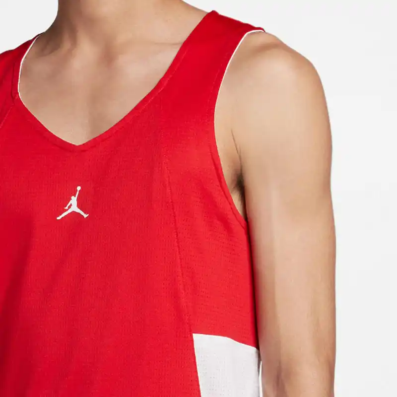Jordan Basketball Jerseys Men's Red-2