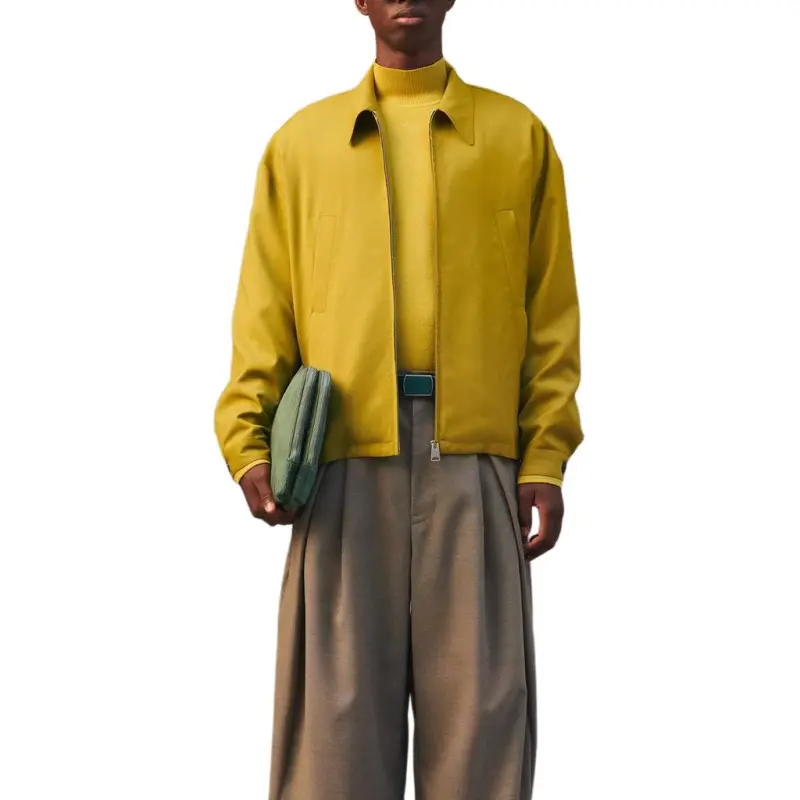ZARA Jackets Coats Men's Orange Yellow-2