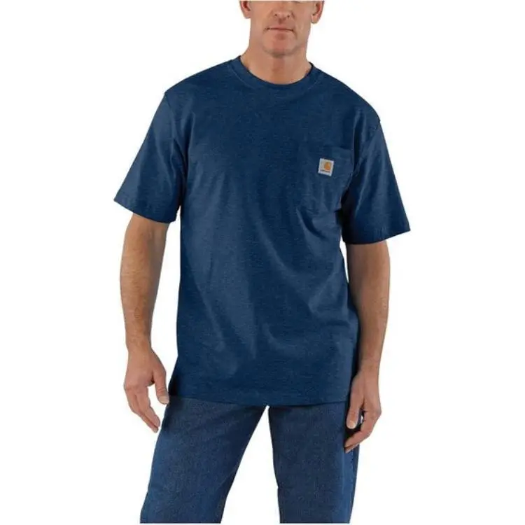 Carhartt T-Shirts Men Dark Blue-2