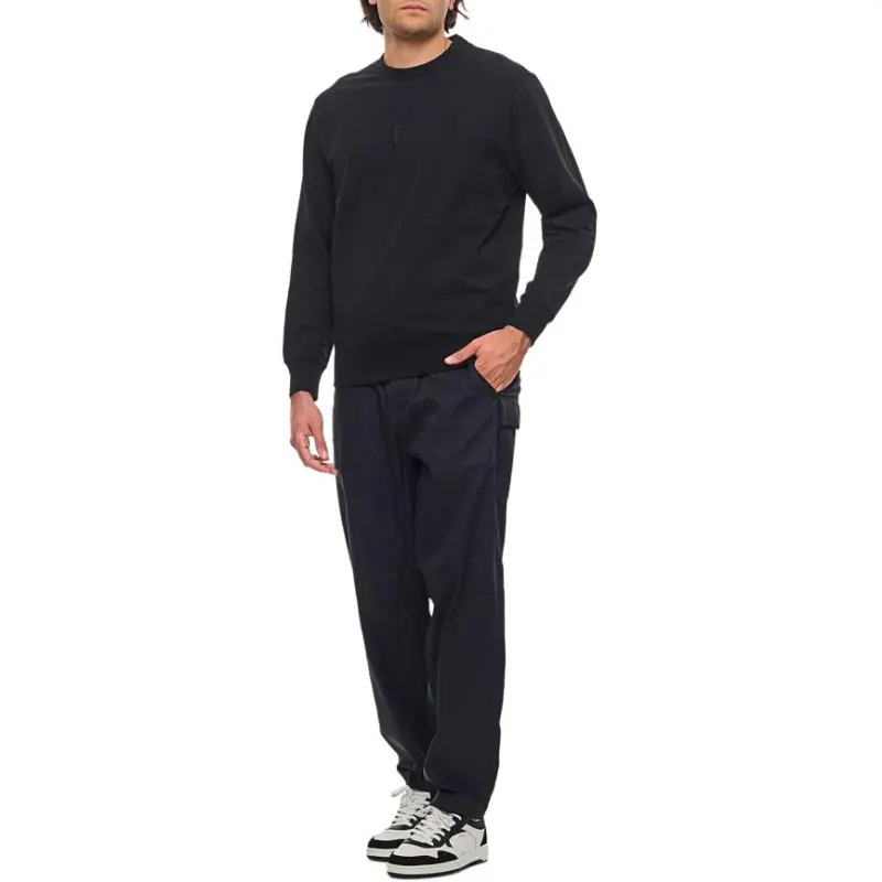 C.P.Company The Metropolis Series Logo Patch Fleece Sweatshirt-2