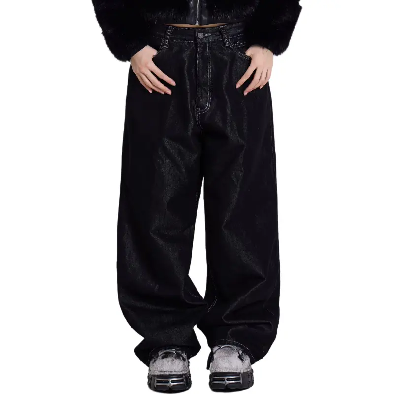 Jaded London Sapphire XL Colossus Jeans Unisex Medium Blue-1