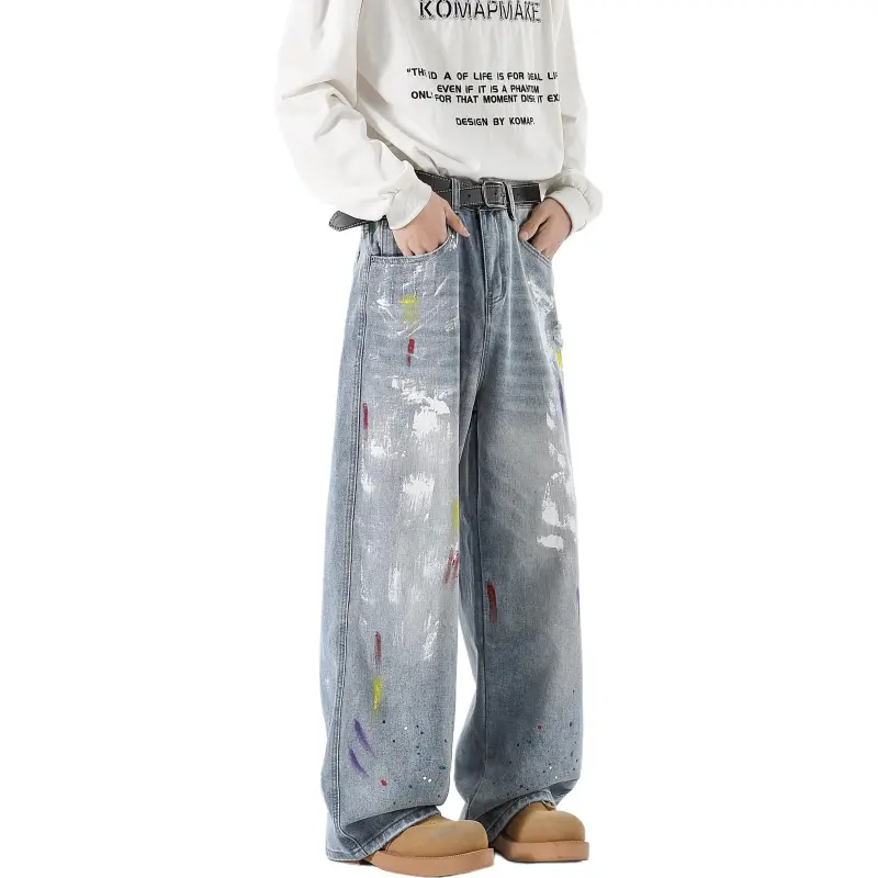 JASONWOOD Cowboy On The Run Jeans Unisex Light Blue-3