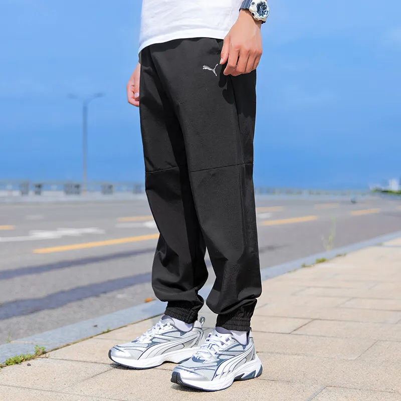 PUMA Casual Pants Men Black-1