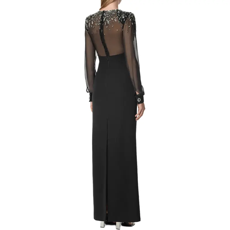 VERSACE Crystal embellished Maxi Dress-2