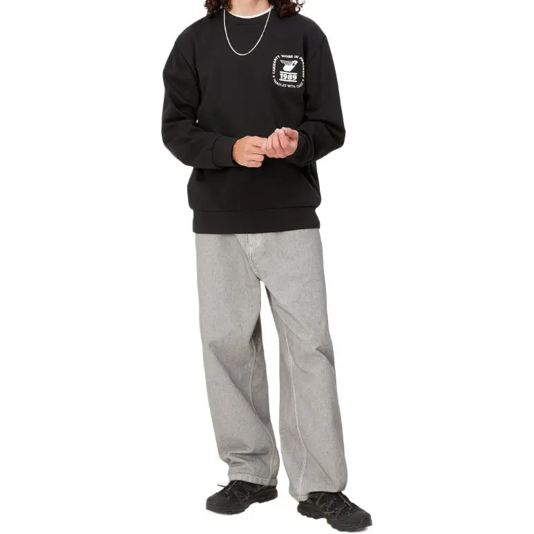 Carhartt WIP Sweatshirt Men's Black-4
