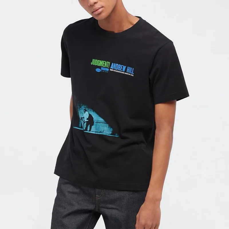 UNIQLO T Shirts Unisex Black-1