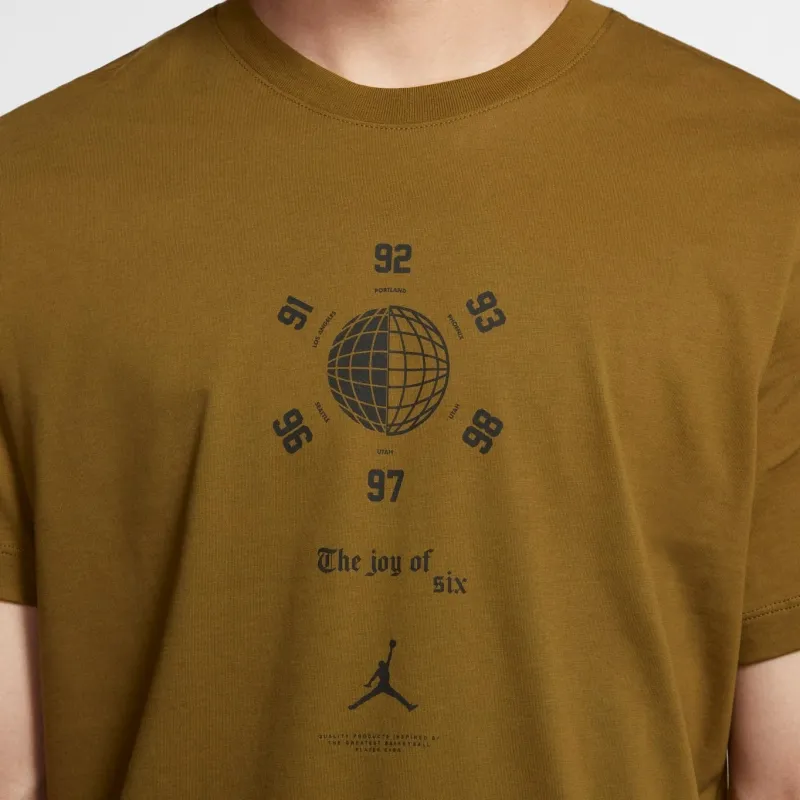 Jordan T Shirt Men's Olive Green-4