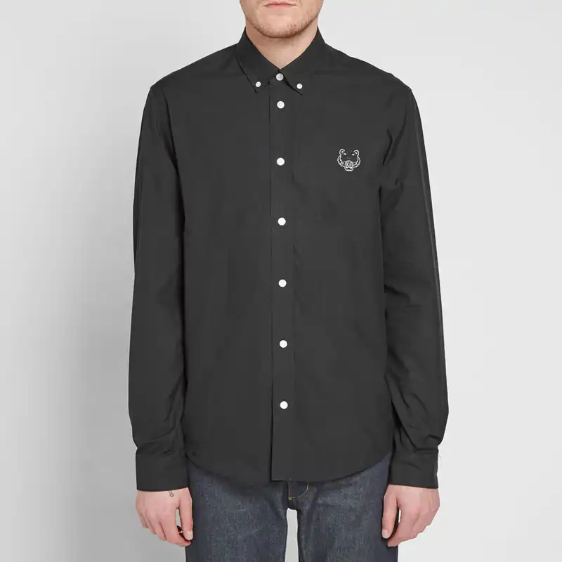 KENZO Shirts Men Black-4