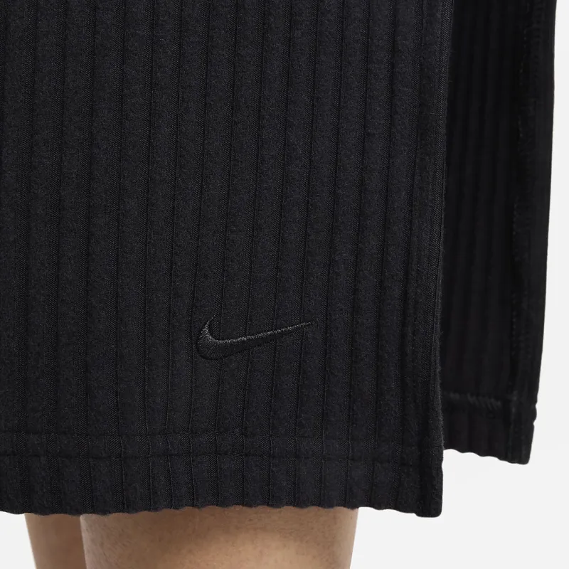 Nike Sportswear Chill Knit Casual Long Skirts Women's Black-3