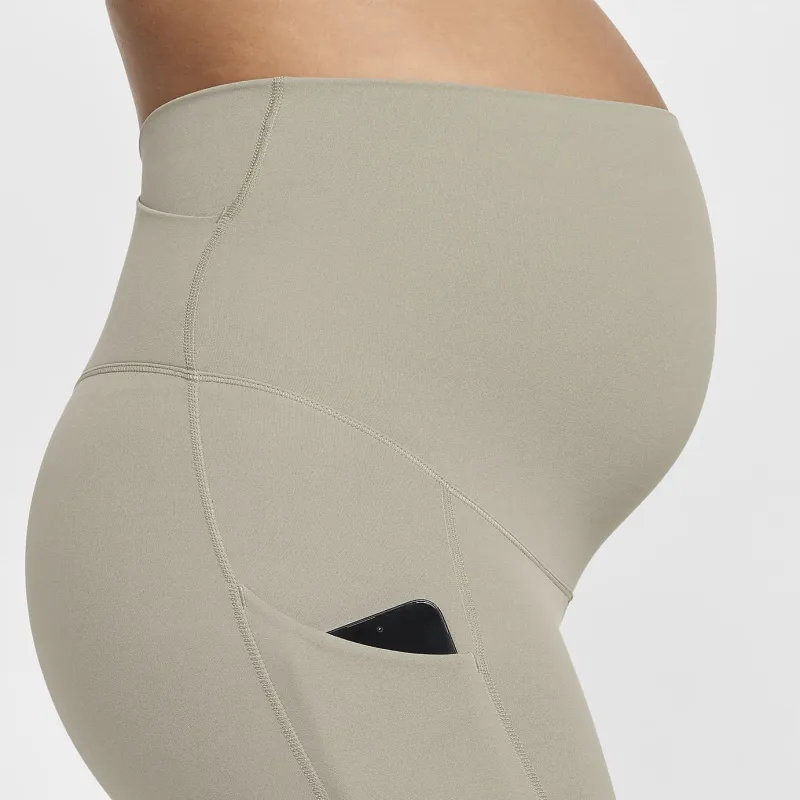 Nike Zenvy M Women's Gentle Support High Waisted 8' Biker Shorts With Pockets Maternity-2