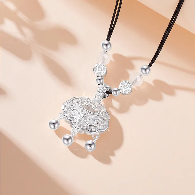 CHAOHONGJI S999 Fine Silver Necklaces Women's-1