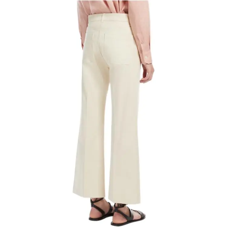 WEEKEND MaxMara SS25 Casual Pants Women's White-2