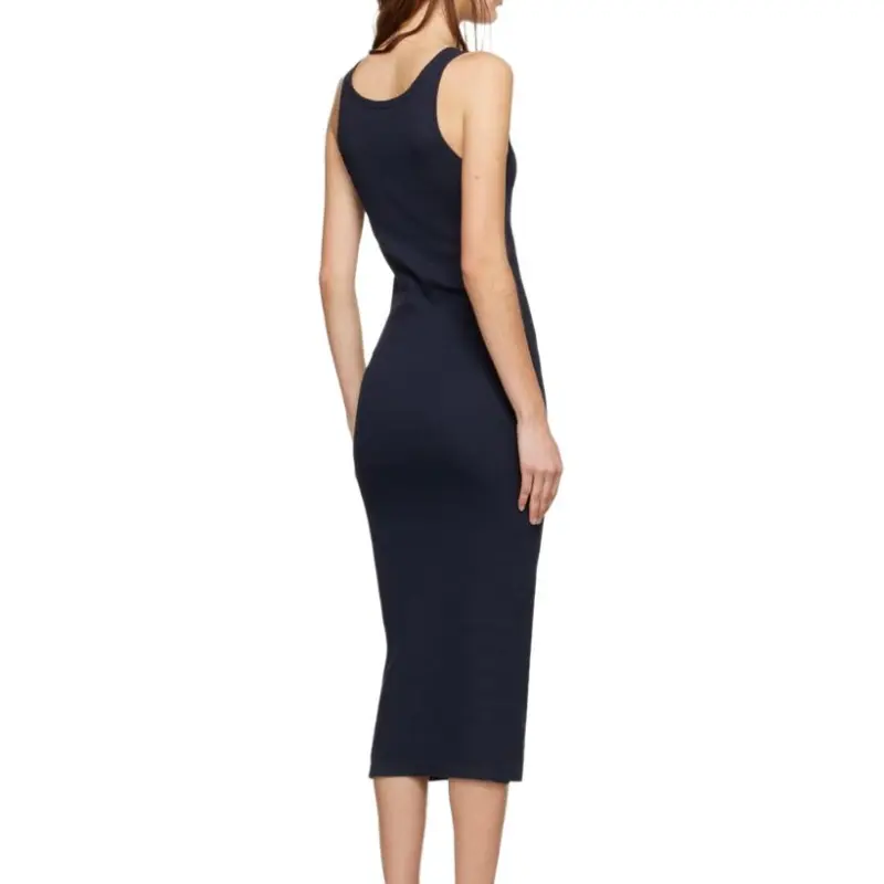 Valentino Sleeveless Dress Women's Marine Blue-1