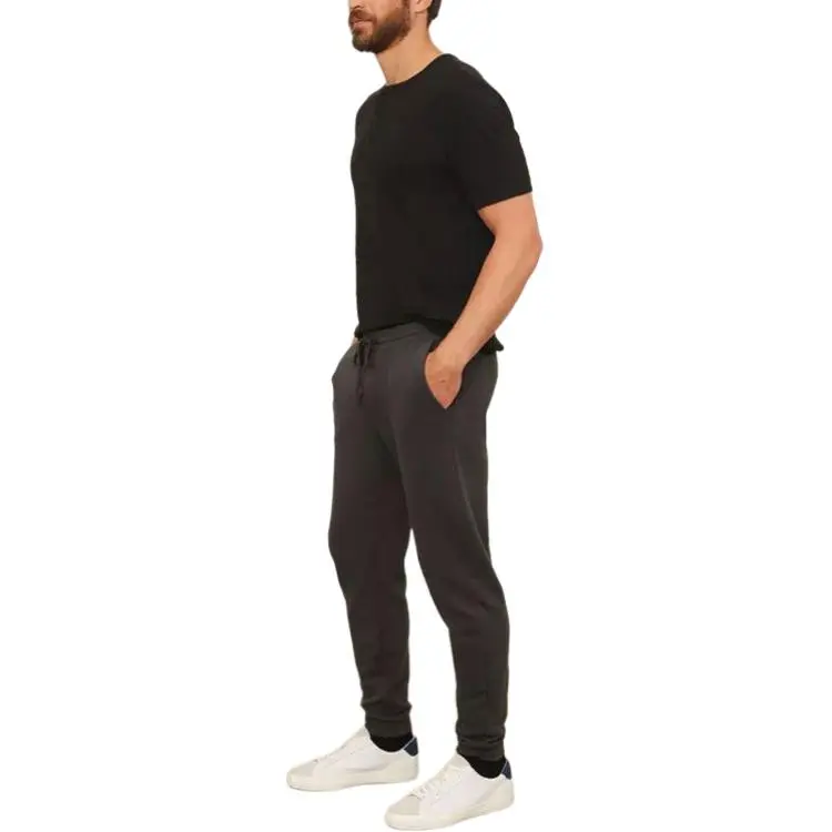 VINCE Knitted Sports Pants Women's Dark Gray-2