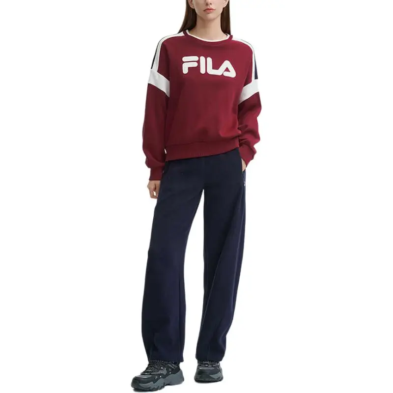 FILA Knitted Sweatpants Women's Hero Blue-2