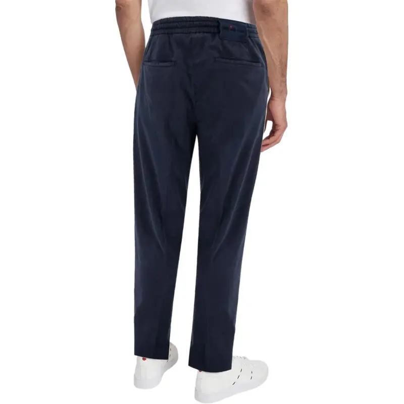KITON Pleated Detail Straight Leg Trousers-4