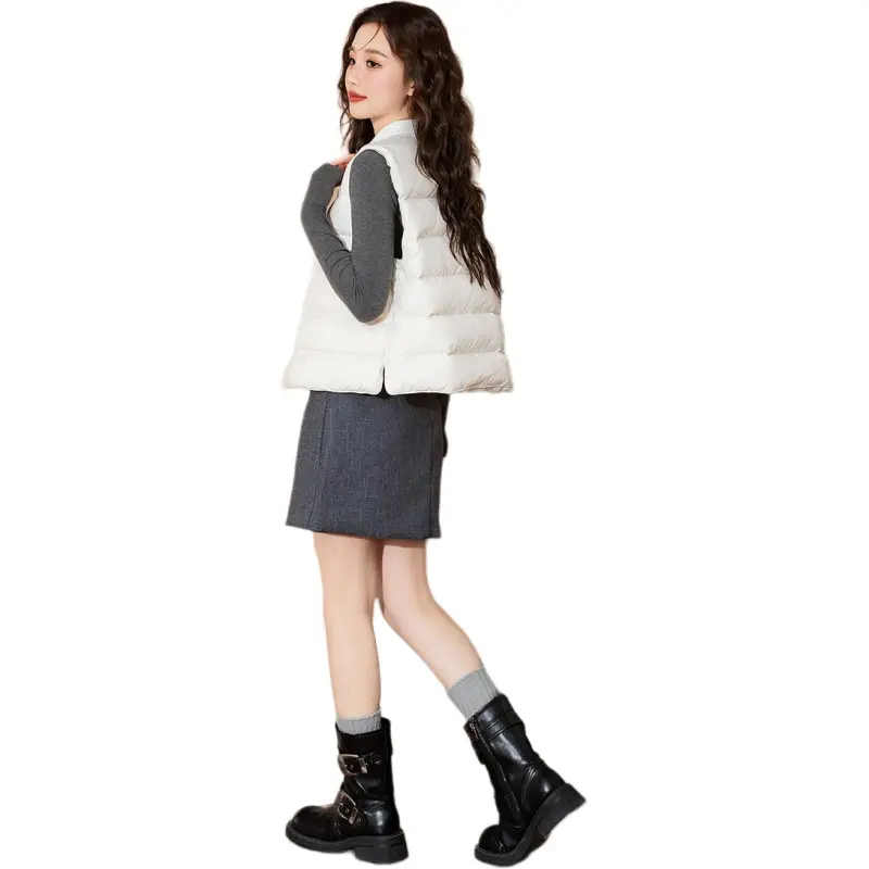 Tonlion Down Jacket Women's Raw White-7