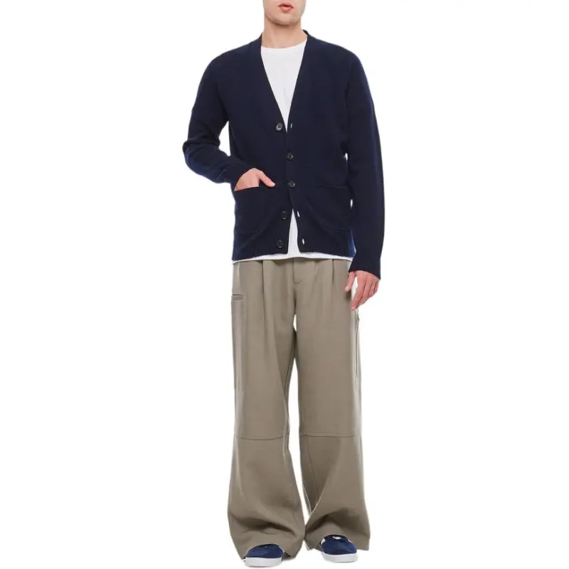 Drumohr V neck Lambs wool Cardigan-2