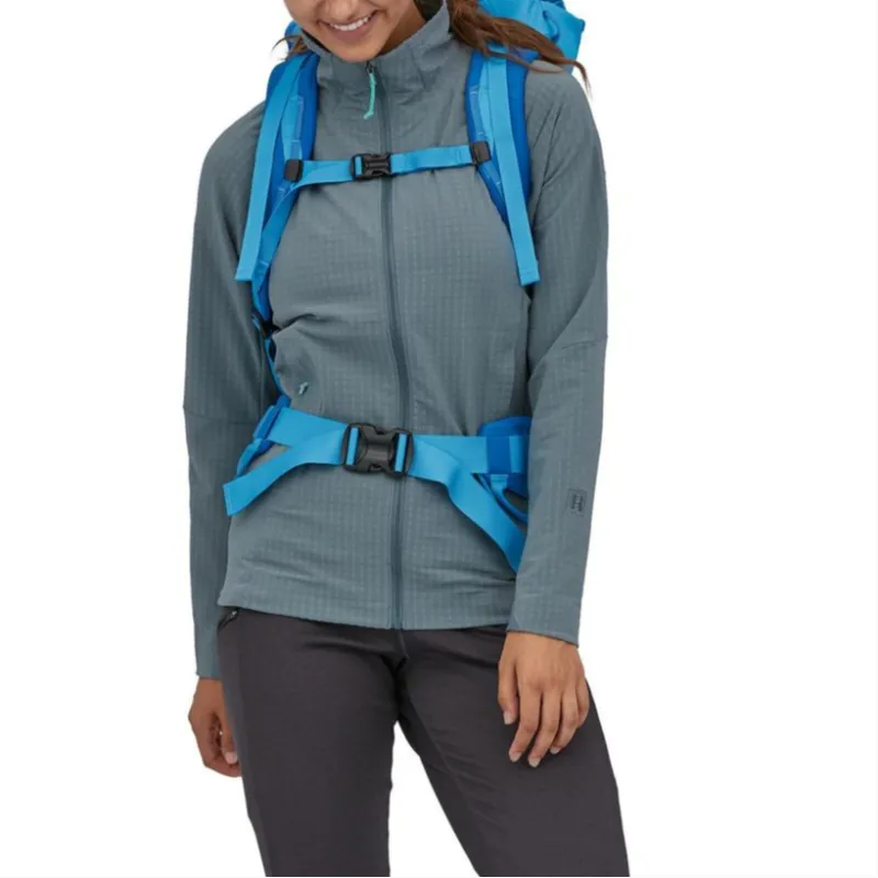 Patagonia Recycled Nylon Mountaineering Hiking Backpack Small Size Unisex Blue-1