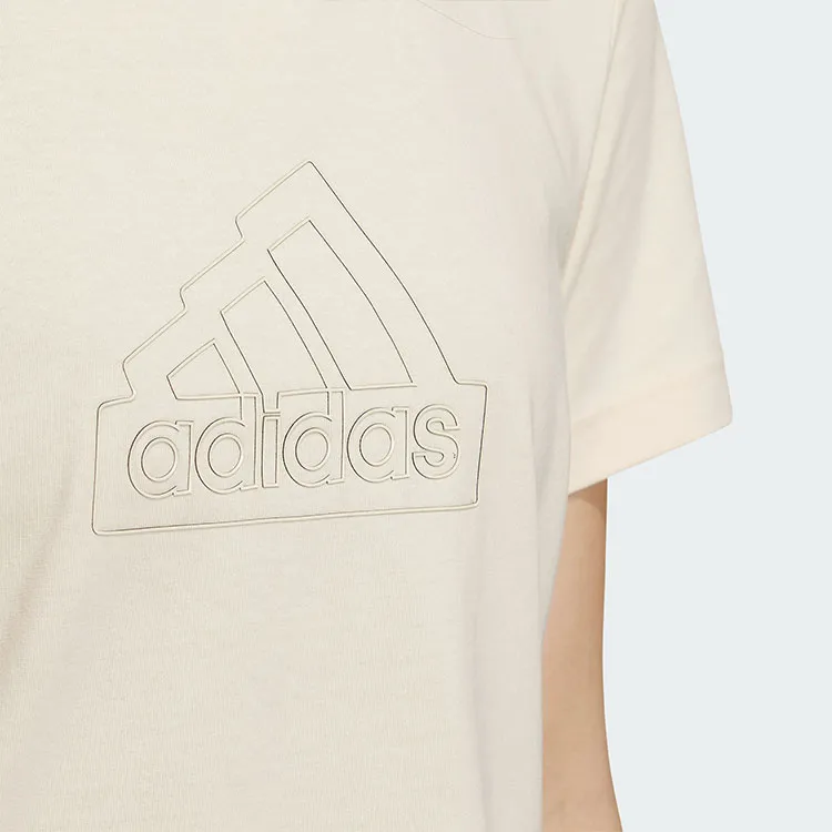 Adidas T Shirt Women's Sandy Brown-5