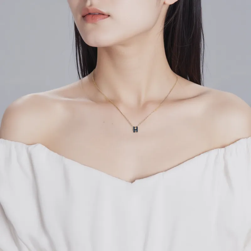 HERMES POP H Collection Gold Plated Necklaces Women's-2