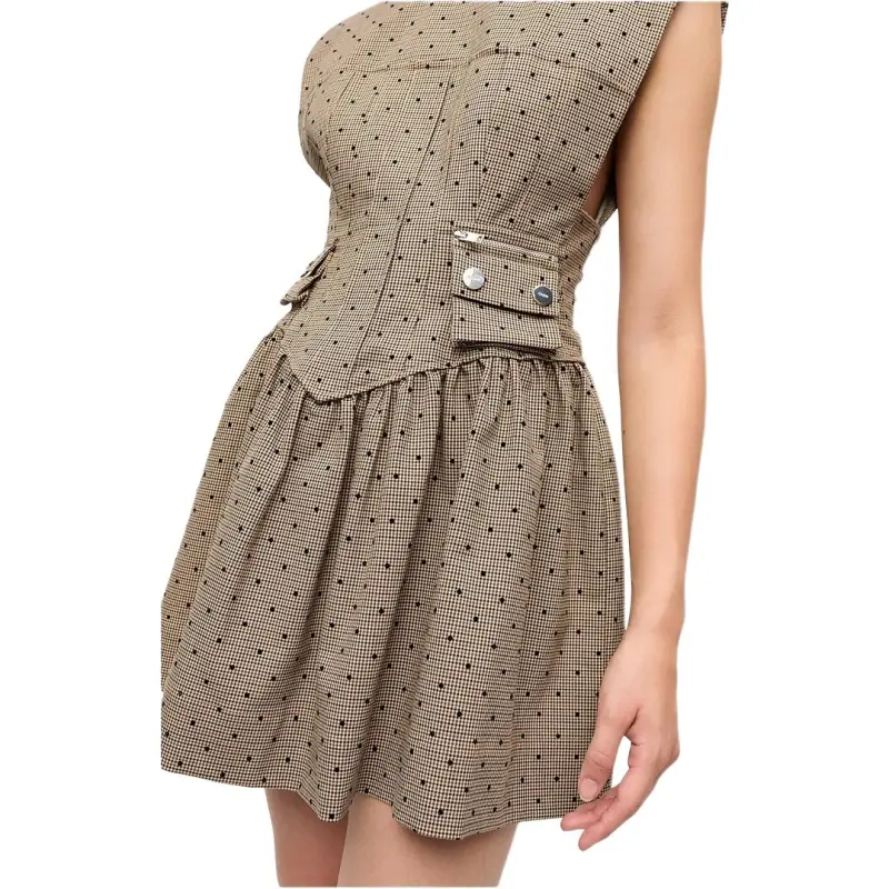 GANNI Polka Dot print Minidress-3