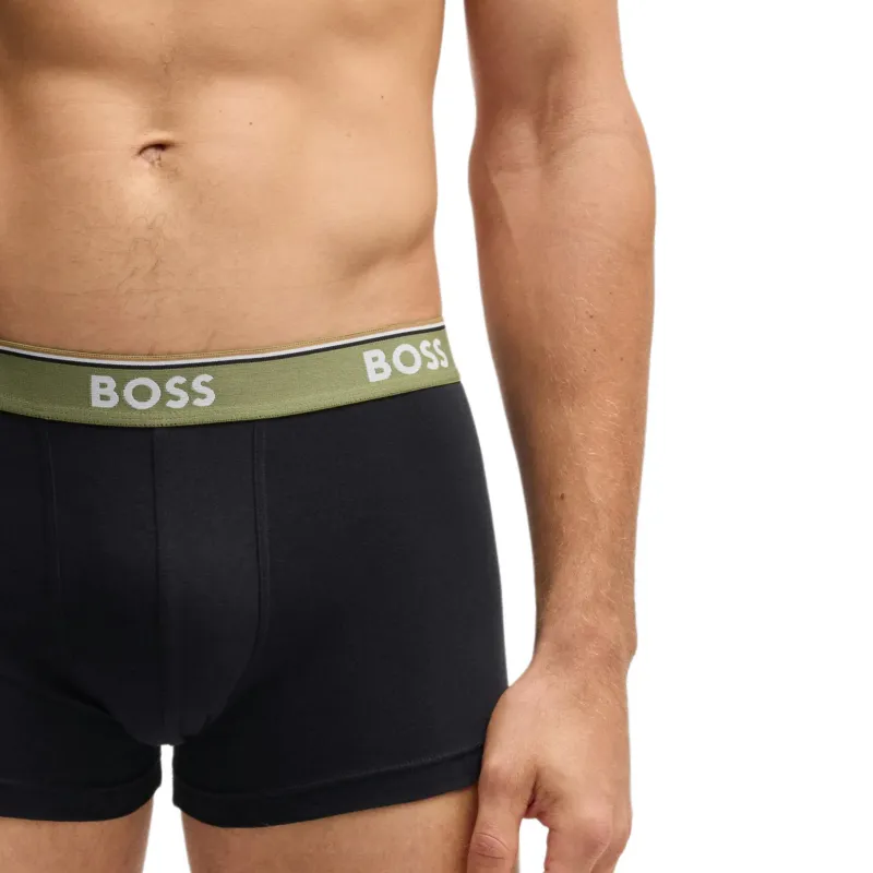 HUGO BOSS Logo print Boxers Pack Of Three-3