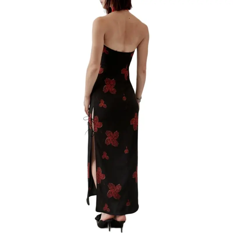 AMLUL Sleeveless Dress Women's Black-1