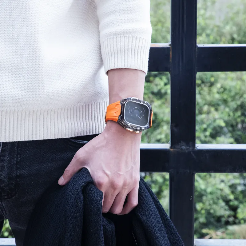 KVZUVUU Apple Compatibility Watch Band TPU Material-17