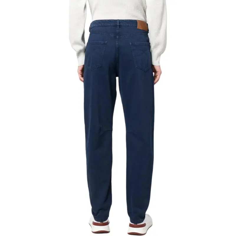Brunello Cucinelli Logo Patch Straight Leg Jeans-3