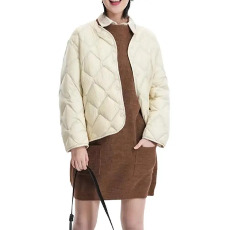 UNIQLO Down Jackets Women's Light Beige-1