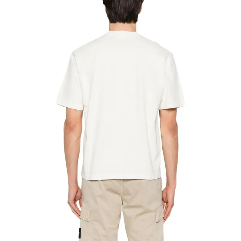 STONE ISLAND Logo Patch Short Sleeved T Shirt-3