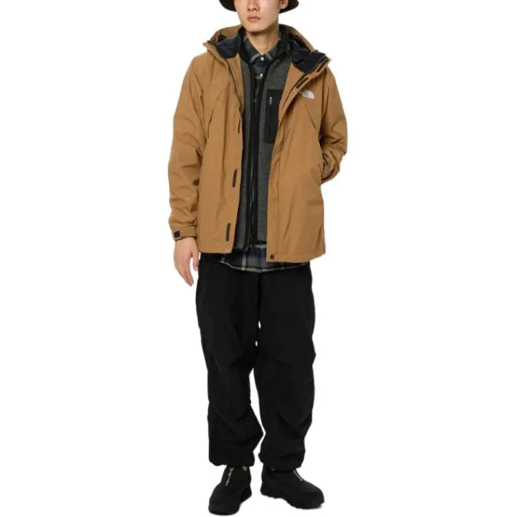 THE NORTH FACE FW24 Jackets Coats Men's Practical Brown-2