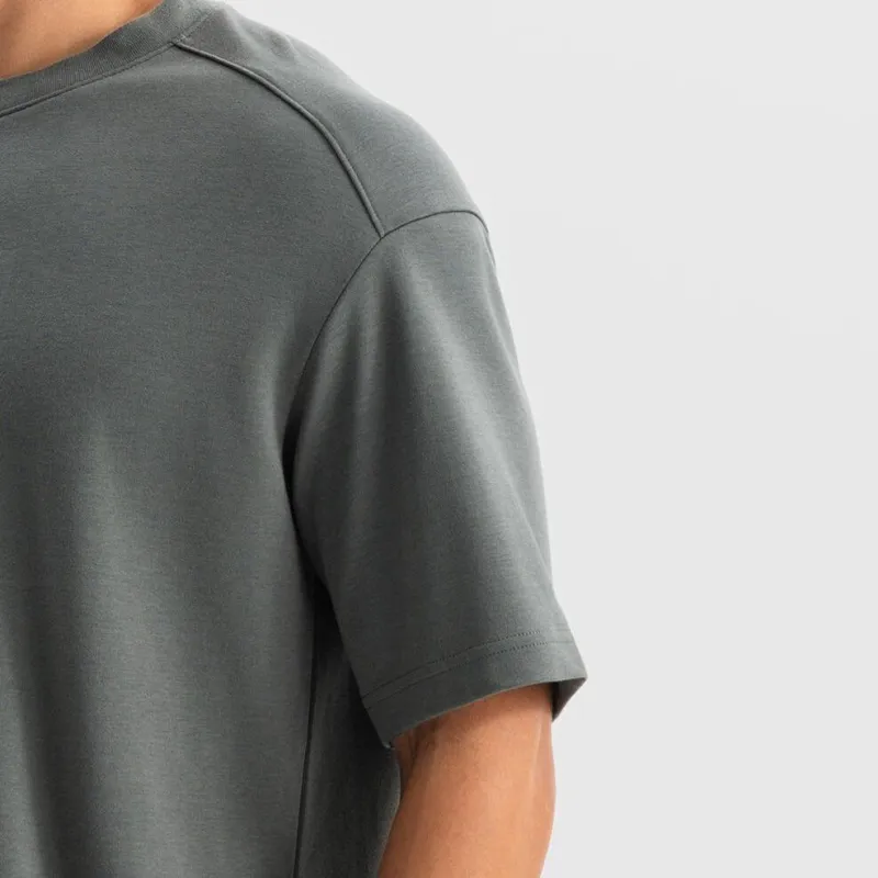 DECATHLON Workout Clothing Men's Khaki Green-2