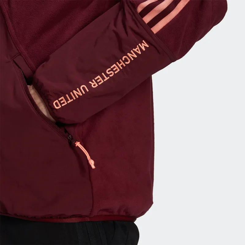 Adidas MANCHESTER UNITED THEATRE OF DREAMS Jacket Men's Burgundy-4