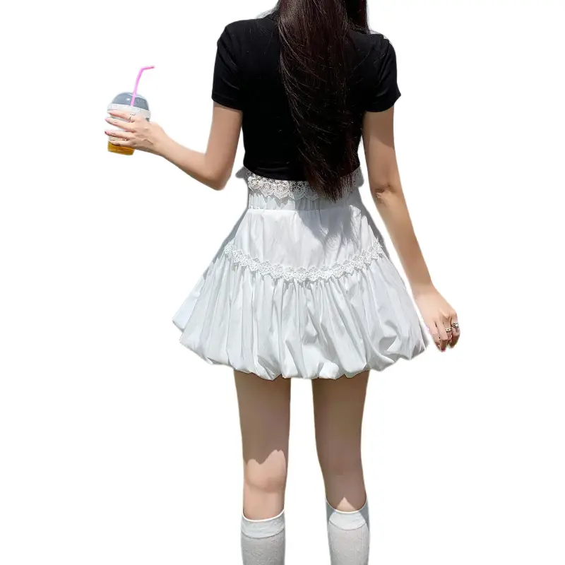 Wen Shan Casual Short Skirts Women's-1