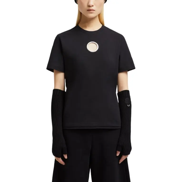 MONCLER GENIUS Moncler X Willow Smith Ring Detailed Crewneck T Shirt-3