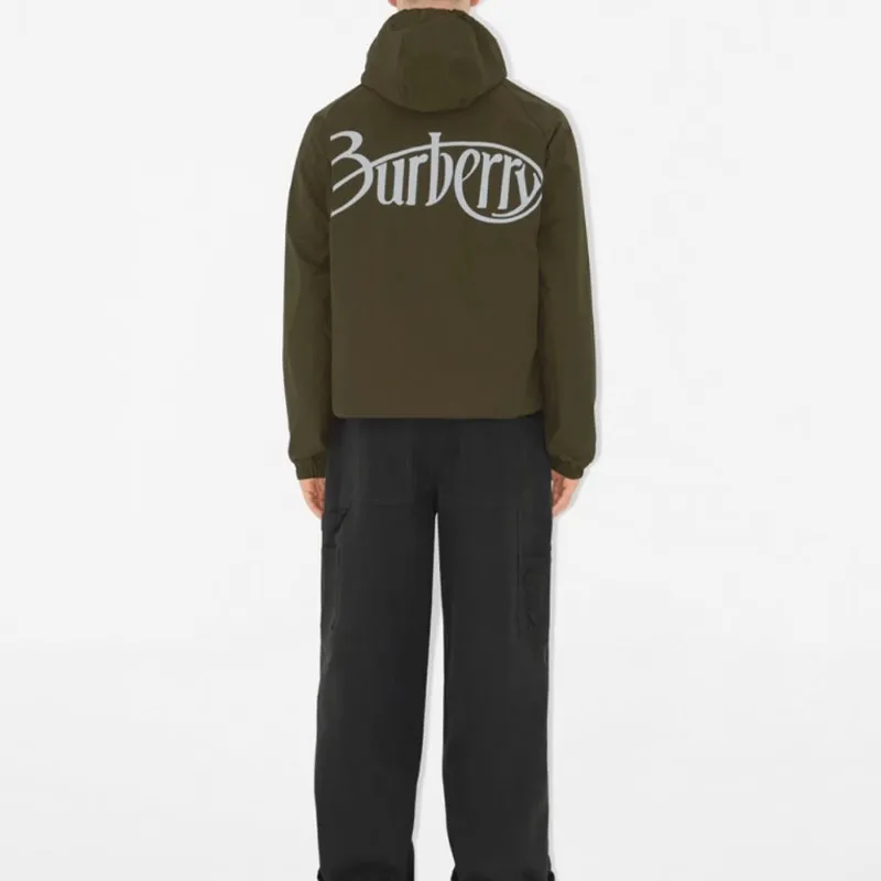 Burberry Zip Up Hooded Jacket-2