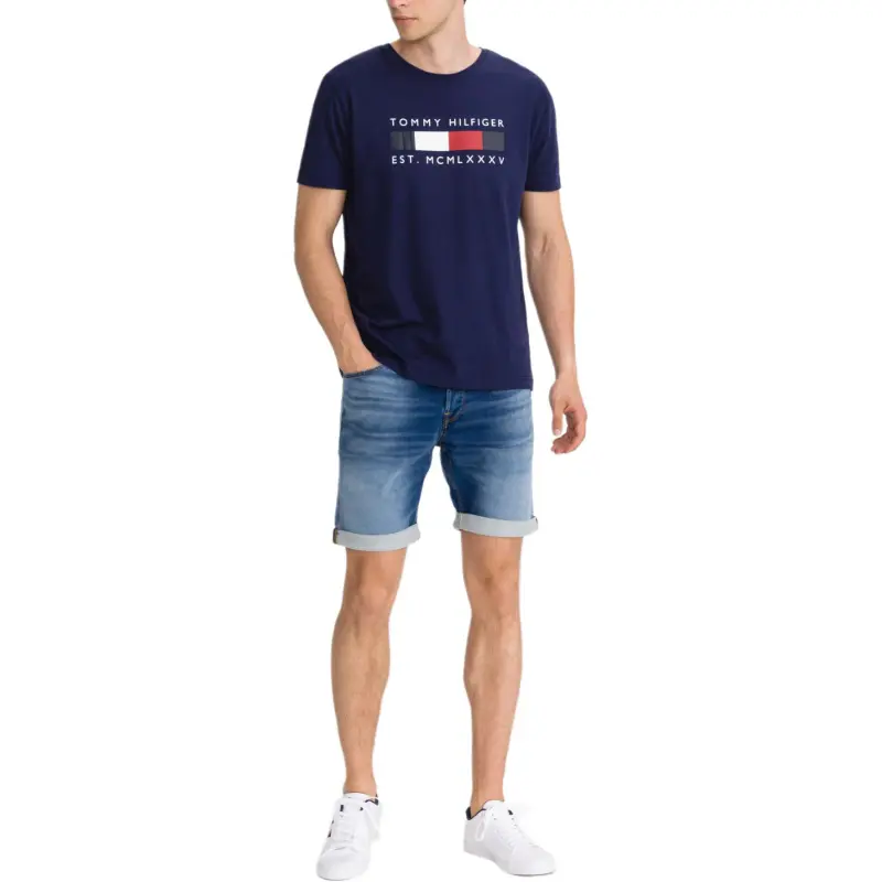 Tommy Hilfiger T Shirt Men's Navy Blue-1