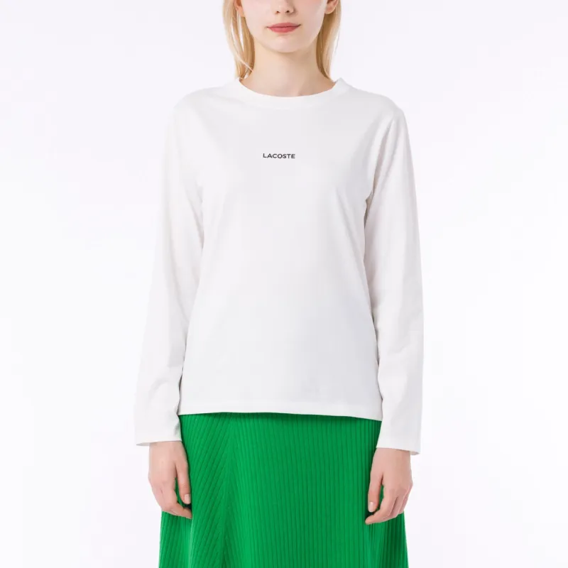 LACOSTE Regular T Shirt Women's White-2