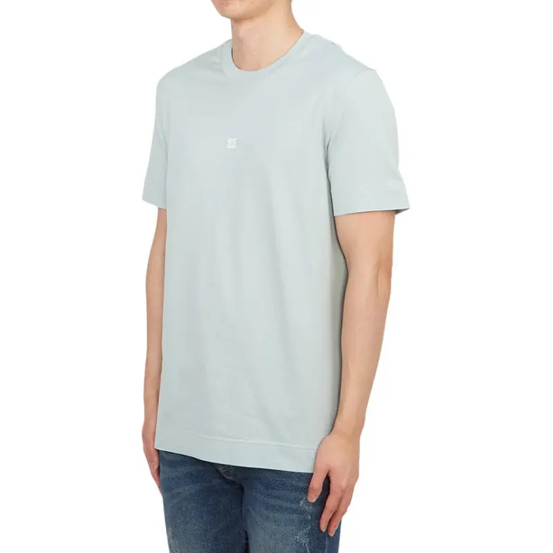 Givenchy T Shirt Men's Blue Green-3