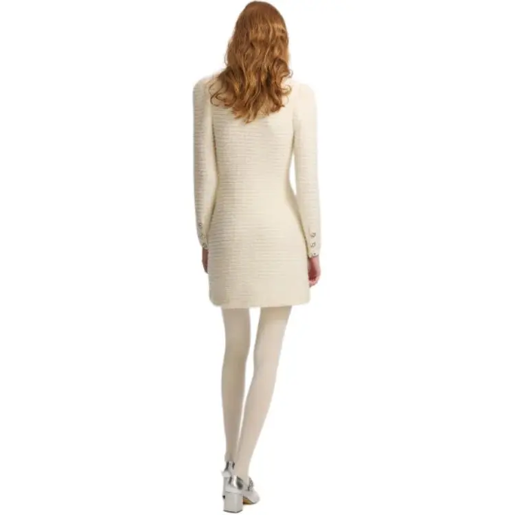 Bebe Long Sleeved Dresses Women's Raw White-1