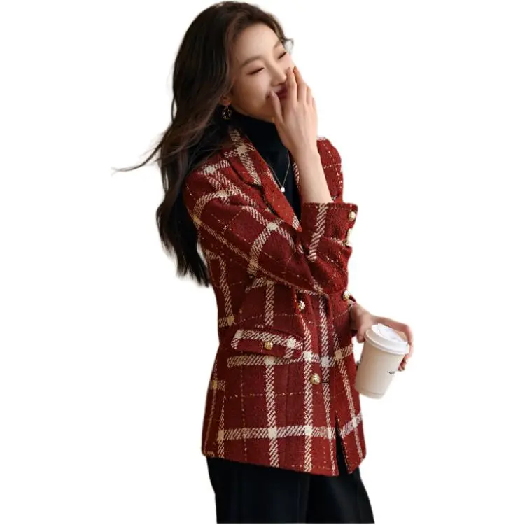 Mo Han Yi Mei Business Suit Women's Red-3