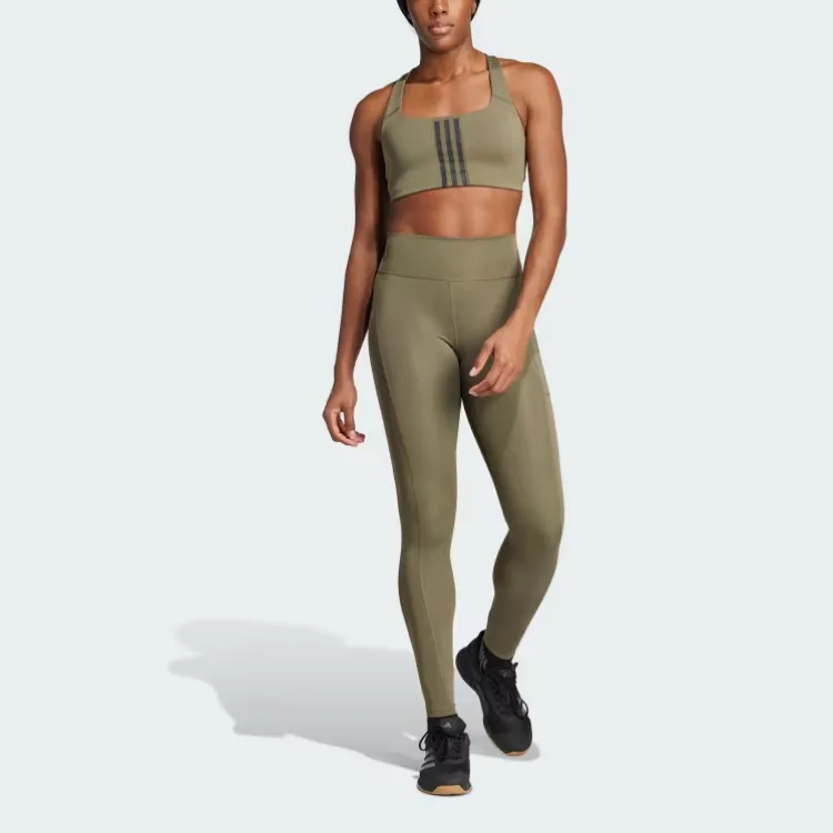Adidas Free Shipping With AdiClub Optime Full Length Leggings-1