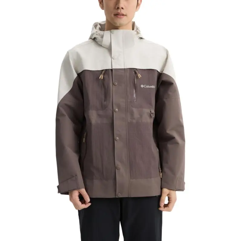 Columbia Windbreaker Jacket Men's Dark Stone Color-1