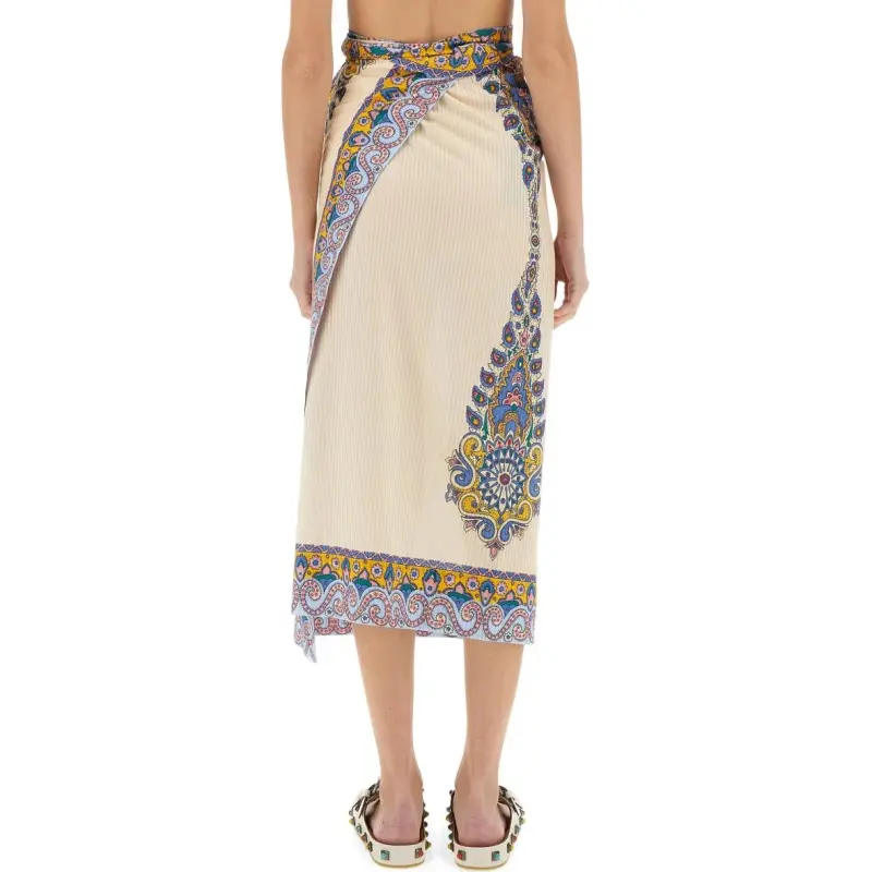ETRO Paisley Printed Midi Skirt-1
