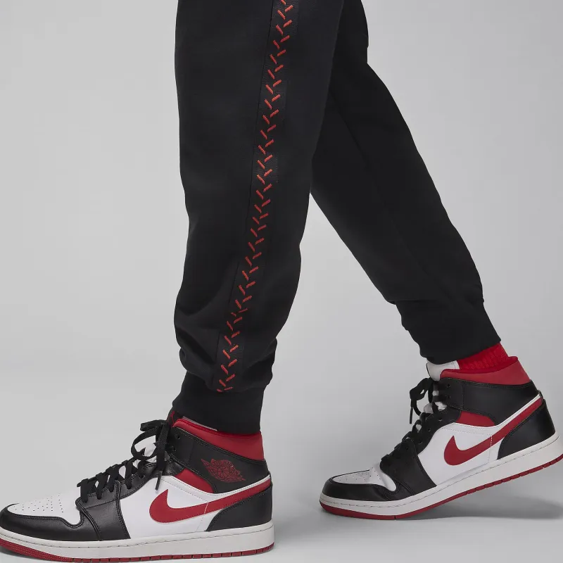 Jordan Flight MVP Knitted Sweatpants Men's Black-3