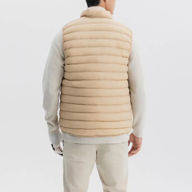 DECATHLON Vest Men's Gold Beige-2