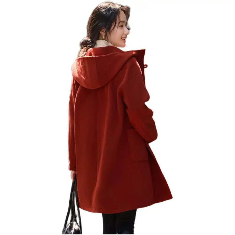 Mo Han Yi Mei Coat Women's Ambient Red-1